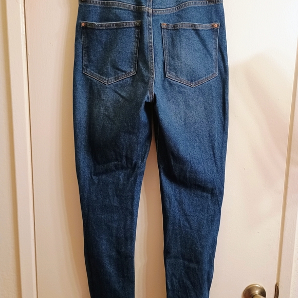 NOBO Women's Straight Leg Jeans in Dark Blue - Picture 4 of 5